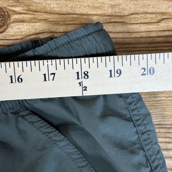 Vintage Eddie Bauer Ebtek Shorts Mens Size Large Green Nylon Belted Lined Hiking - Picture 5 of 12